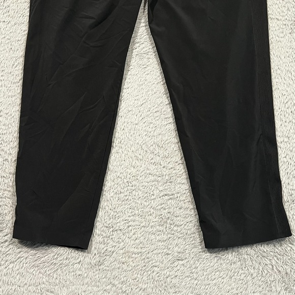 Athleta Pull On Pants Women's 6 30x27 Black Elastic Waist Zip Back Pockets - Picture 12 of 12